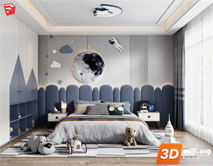 Children Room Scenes Skp FIles 